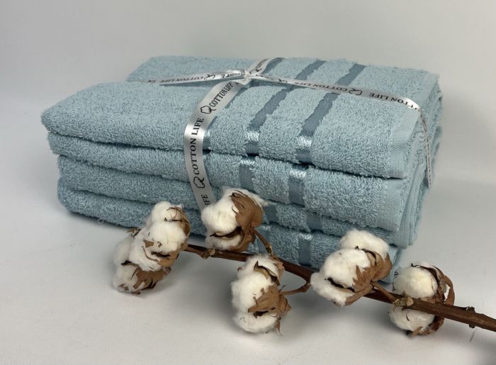 Набір рушників 4шт Cotton Life Блакитний