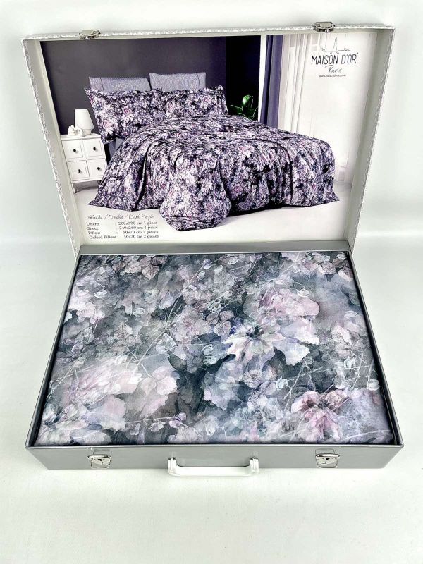 Постільна білизна Maison D'or тенцел 200х220  Yolanda Dark Purple