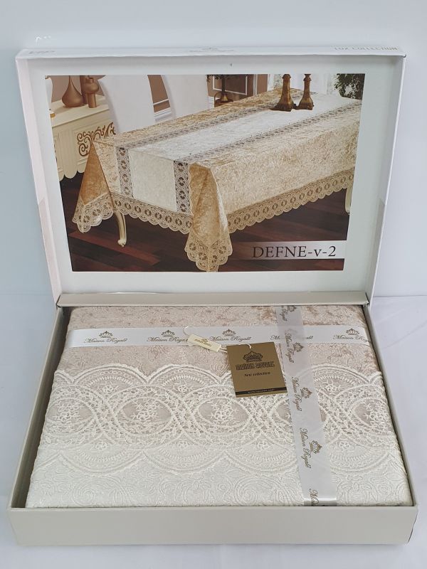 Скатертина Велюр Maison Royale 140x180 Defne V2