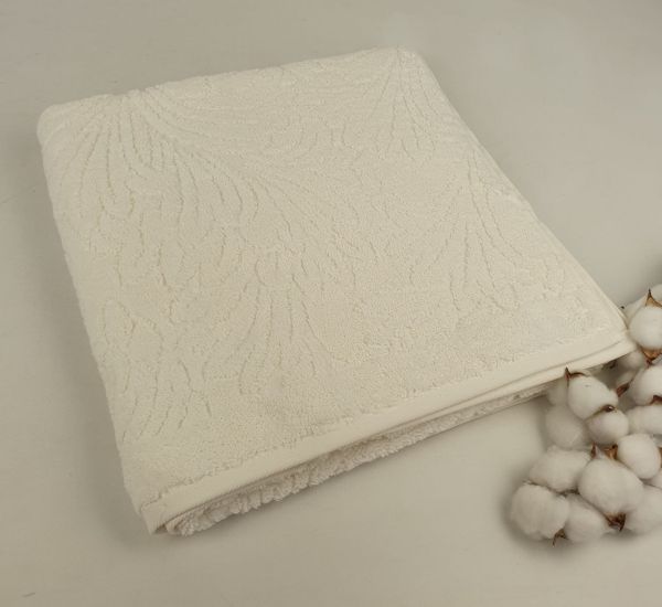 Рушник Philippus Moss Cotton 70x140 Mande Білий (A519)