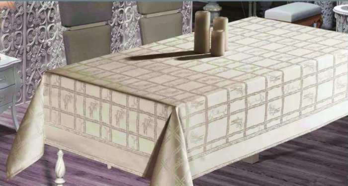 Скатертина тефлон PVS Maison Royale 160*220 Bamboo White