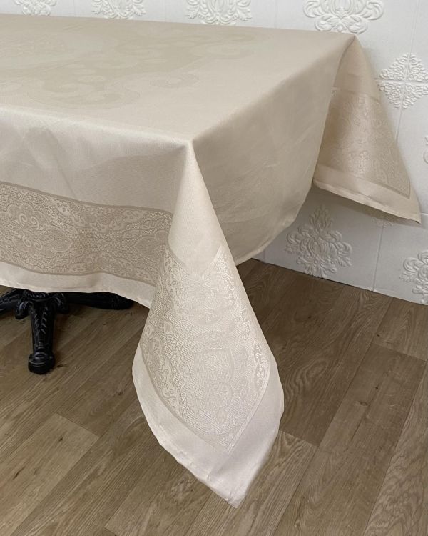 Скатертина Masali тефлон 160x300 Model 508 Cappucino