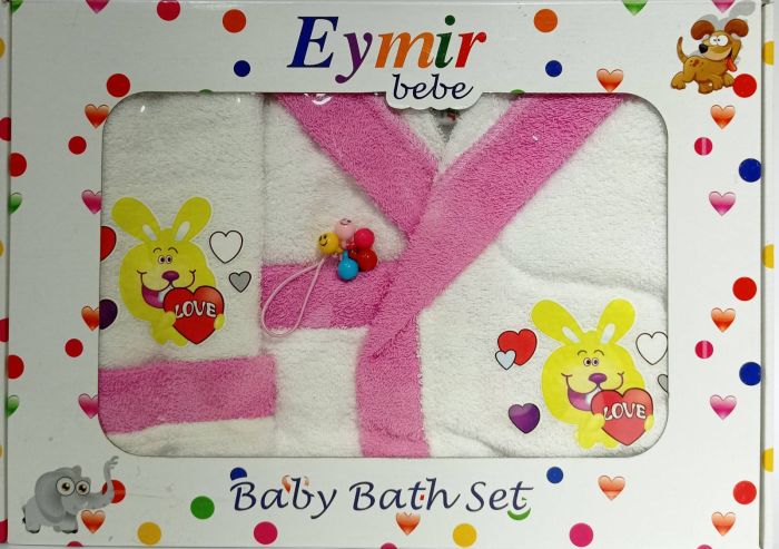 Набір для малюків Eymir Bebe Love Pink-Yellow