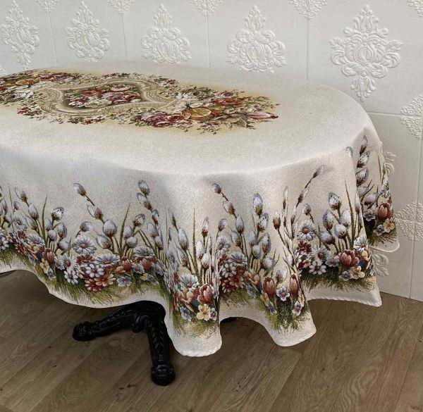 Скатертина Sagol великодня 160х260 ovale ST-148 в коробці
