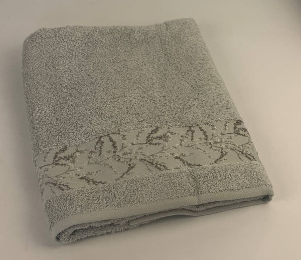 Рушник Pupilla 70х140 Bambo Milena Grey