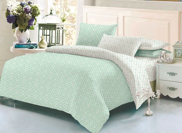 Комплект постільної білизни "ТЕП" двоспальний 337 Homely Mint, 70x70