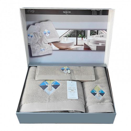Рушники Maison D'or 3шт Cerfy Beige