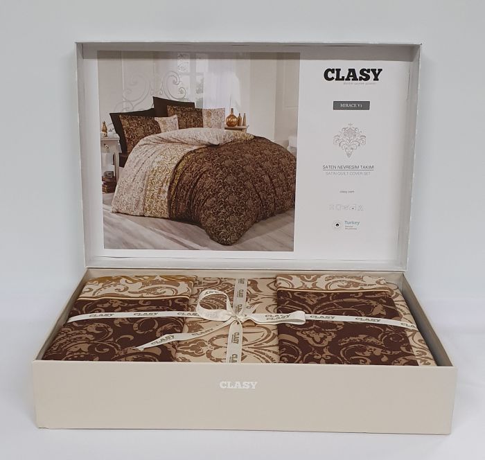 Постільна білизна CLASY сатин 160x220 см Mirace v1