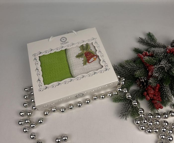 Набір рушників Nilteks 2шт Christmas 1