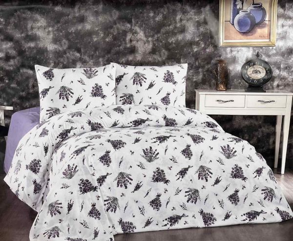Постільна білизна Belizza фланель 160x220 Lavander