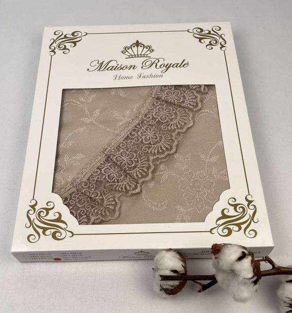 Скатертина Maison Royale 160 Круг KDK-1 Cappucino