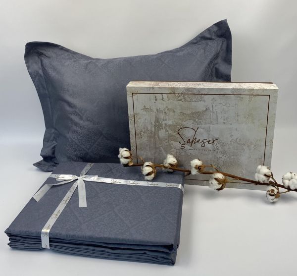 Постільна білизна Saheser Jacquard Vip Satin 200X220 Harley Gri