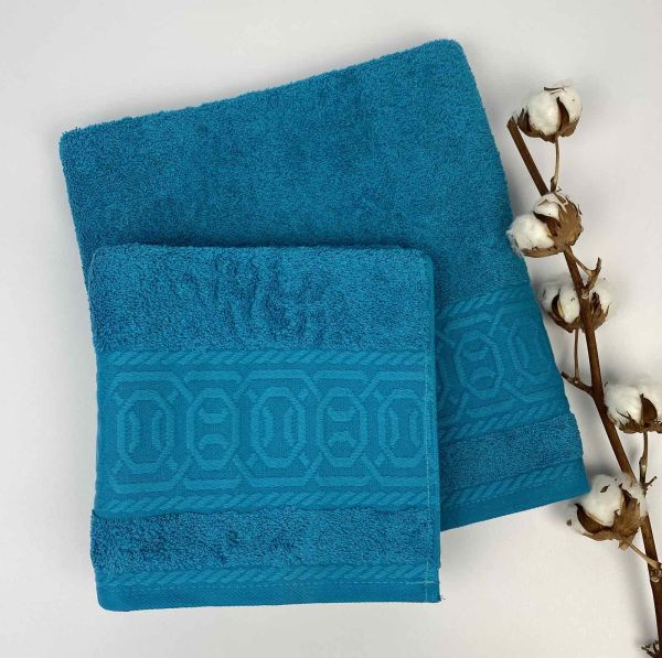 Набір рушників Cottonize 2 шт cod122 Turquoise