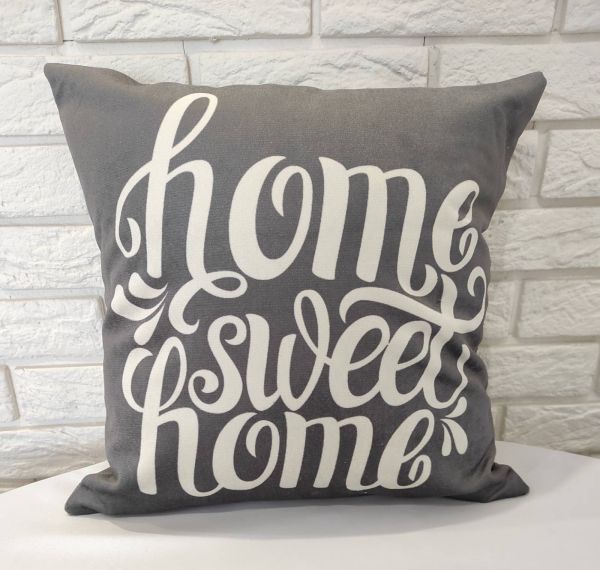 Наволочка декоративна HOME SWEET 40*40 Grey