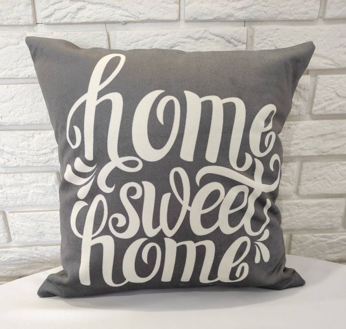 Наволочка декоративна HOME SWEET 40*40 Grey
