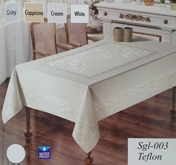 Скатертина Sagol тефлон 110x160 Sgl-003 White