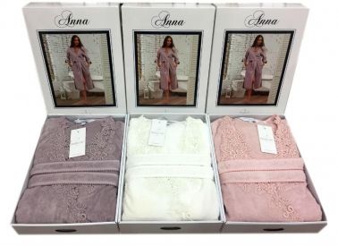 Халат жіночий Maison D'or Anna Dark Lilac L