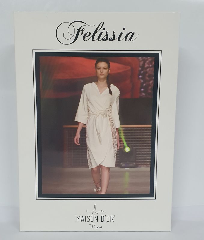 Халат жіночий Maison D'or Felisiya Ecru L