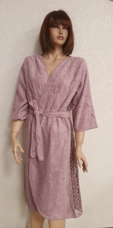 Халат жіночий Maison D'or Felisiya Dark Lilac M