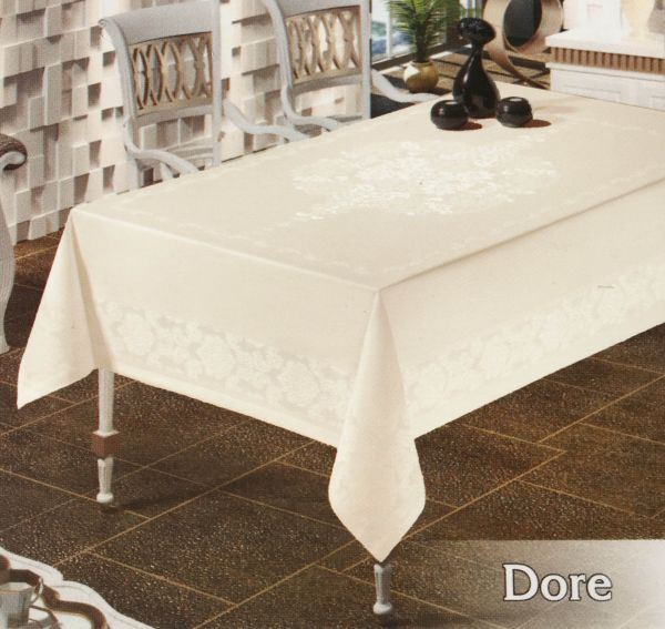 Скатертина тефлон Maison Royale 160*220 Dore Cream