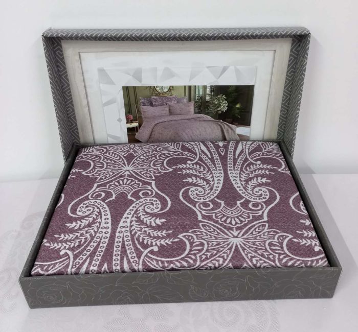 Покривало My Bed Soft Serie 240x260 з наволочками Letto Bordo