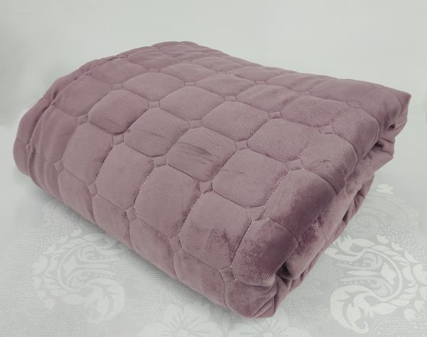 Покривало велюрове Model-9 (1218) 220x240 Lila