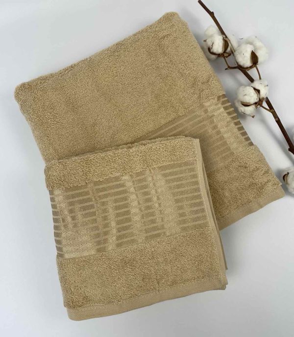 Набір рушників 2 шт Bahar Beige