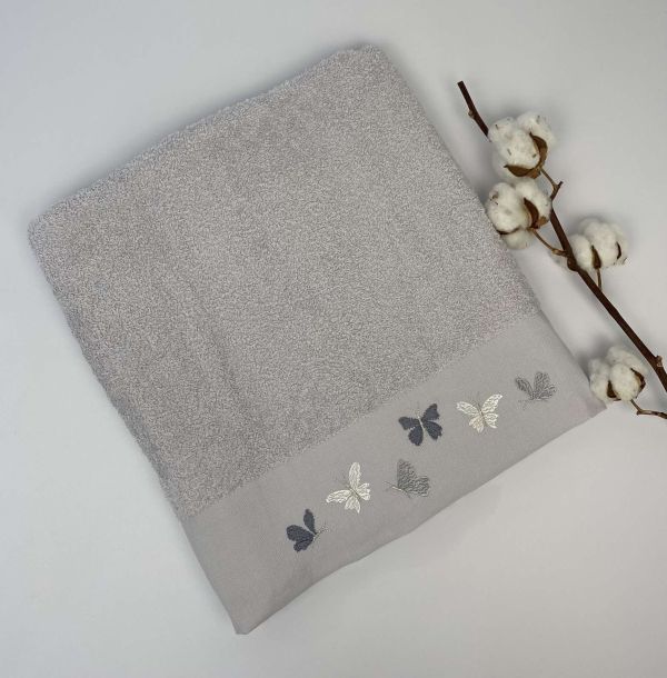 Рушник 90х150 Altinbasak Lavin Light Grey