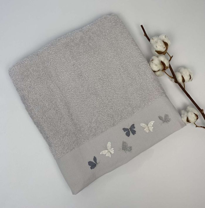 Рушник 90х150 Altinbasak Lavin Light Grey