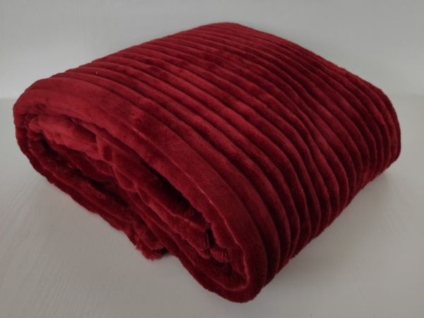 Покривало велюр 150х200  Bordo (547)