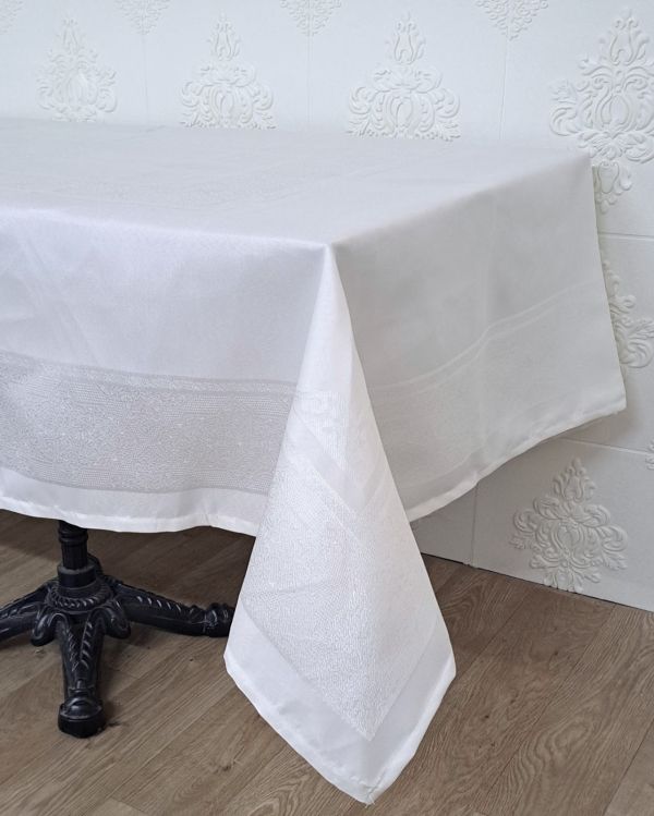 Скатертина Masali тефлон 160x220 Model 507 Cream-3 - Уцінений товар
