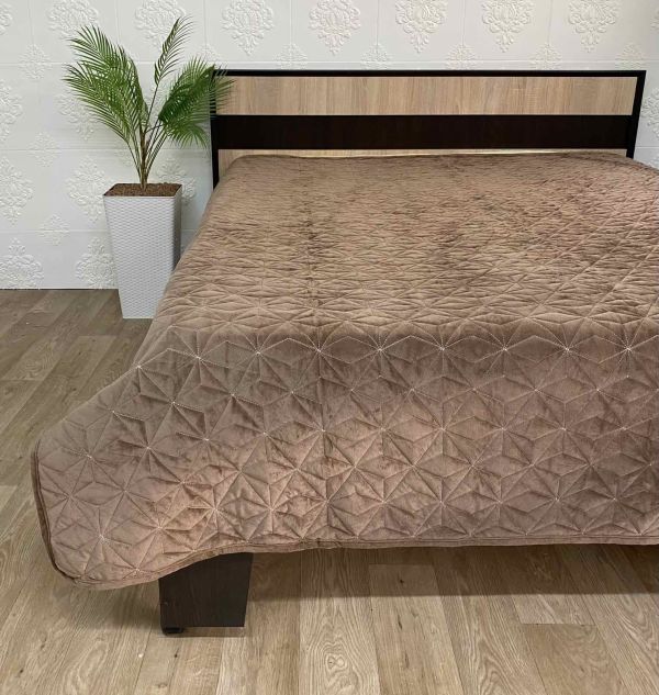 Покривало велюрове Model-17 (1290) 220х240 Brown