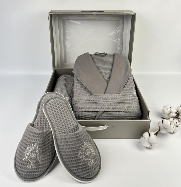 Халат чоловічий Pupilla Manhattan Grey