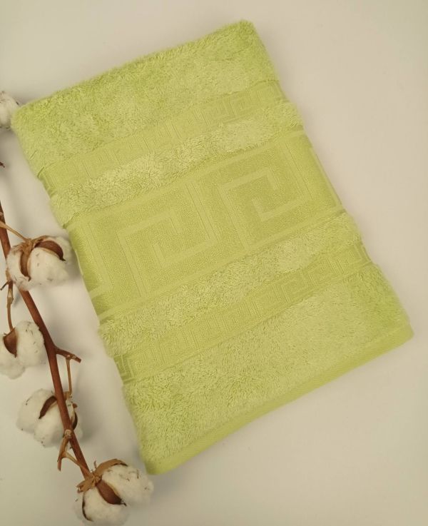 Рушник Zeron 70х140 Bamboo Geometric Green