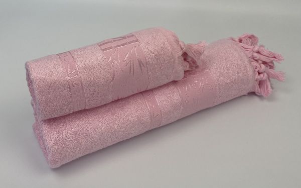 Набір бамбукових рушників Cottonize 2шт cod306 Pink
