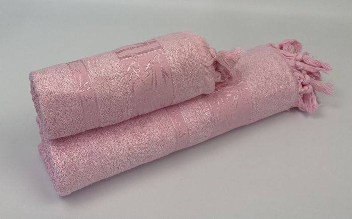 Набір бамбукових рушників Cottonize 2шт cod306 Pink
