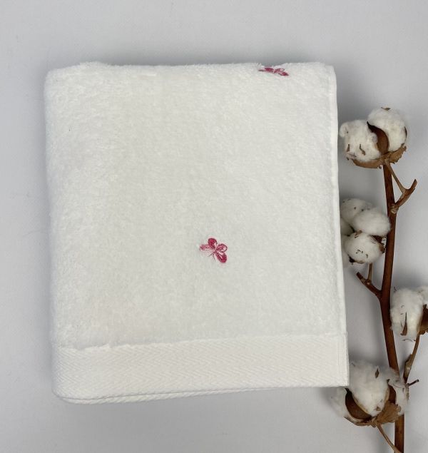 Рушник Maison D'or Butterflies 50x100 White/Pink