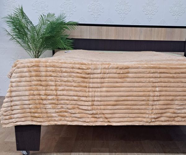 Покривало велюр 210х230 Beige (619)