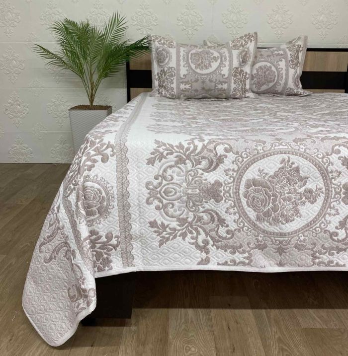 Покривало Moda Box 240x260 з наволочками Kevser Bej