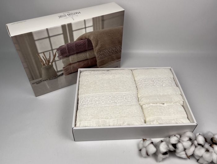 Рушники Maison D'or 3шт Suzanna Cream