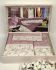 Рушники Maison D'or 3шт Roses Dark Lilac