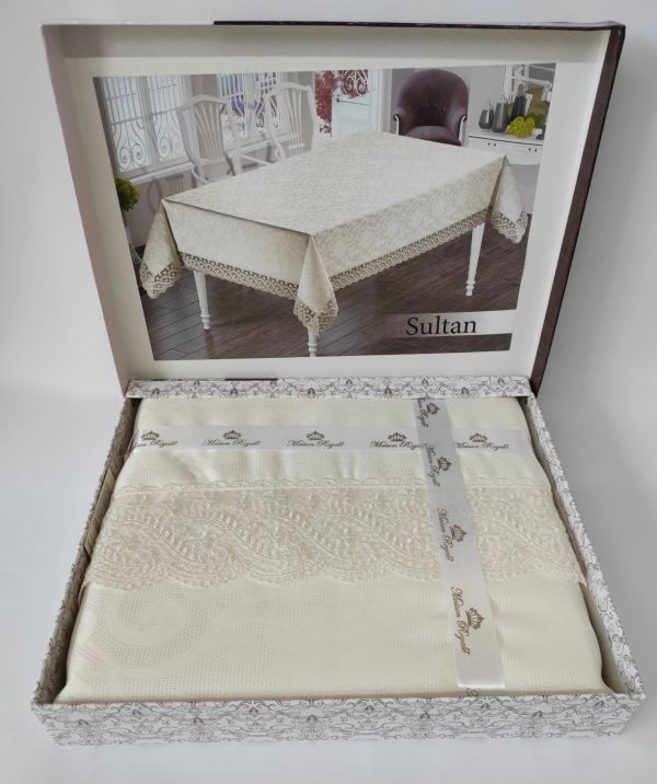 Скатертина Maison Royale 160x260 Sultan Cream
