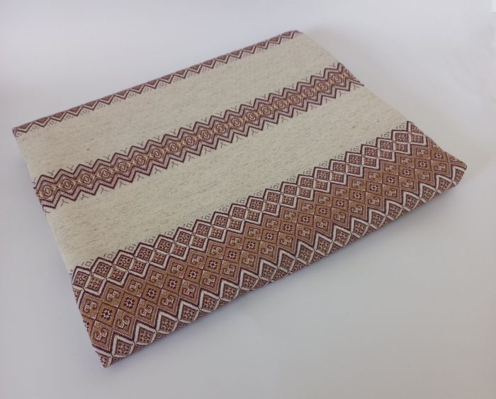 Скатертина Едельвіка 220х145 льон Beige 39-20/04