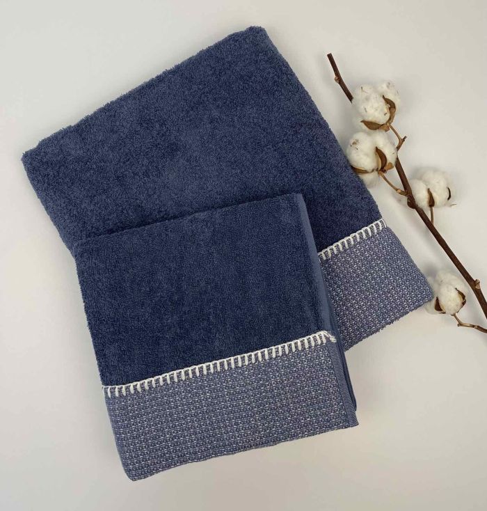 Набір рушників 2 шт Lunaria Blue