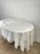 Скатертина Велюр Acme Tekstil 160x300 ovale Melisa Krem PVS