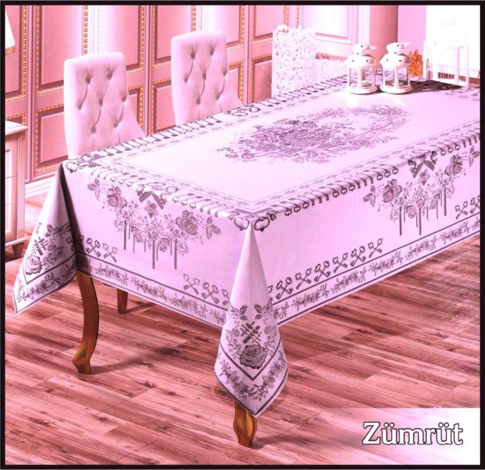 Скатертина тефлон Maison Royale 160*300 Zumrut Powder