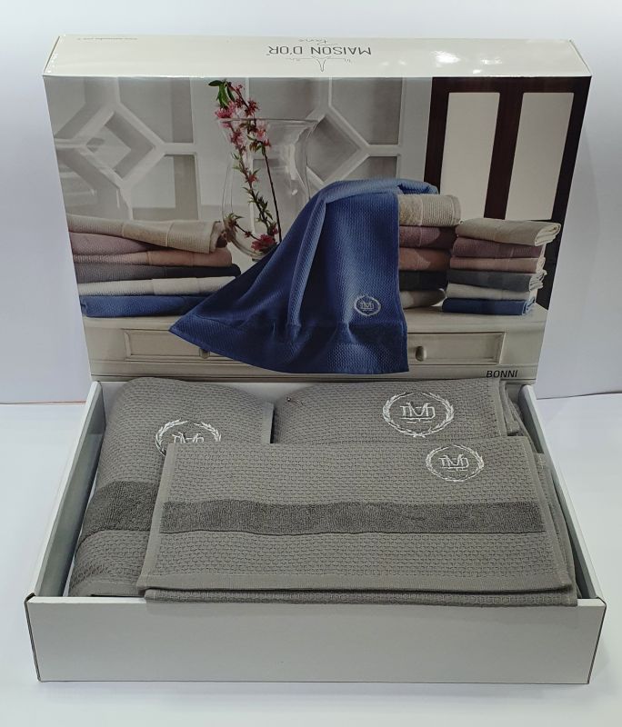 Рушники Maison D'or 3шт Bonni Grey