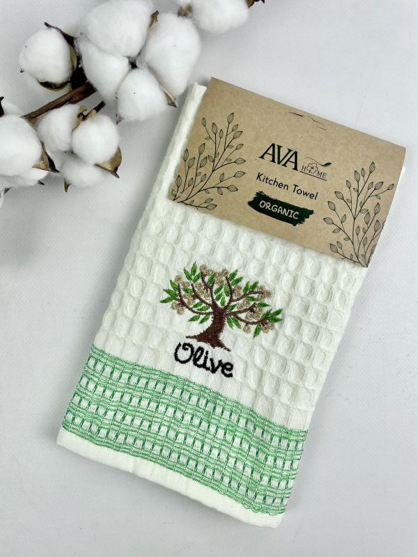 Рушник вафельний кухонний 45х70 Quality Olive 2