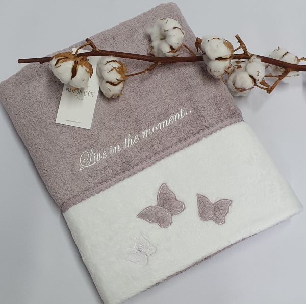 Рушник Maison D'or Monique Butterfly 50x100 Dark Lilak