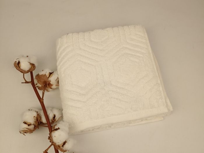Рушник Philippus Cross Cotton 50х90 Cora Молочний (A453)